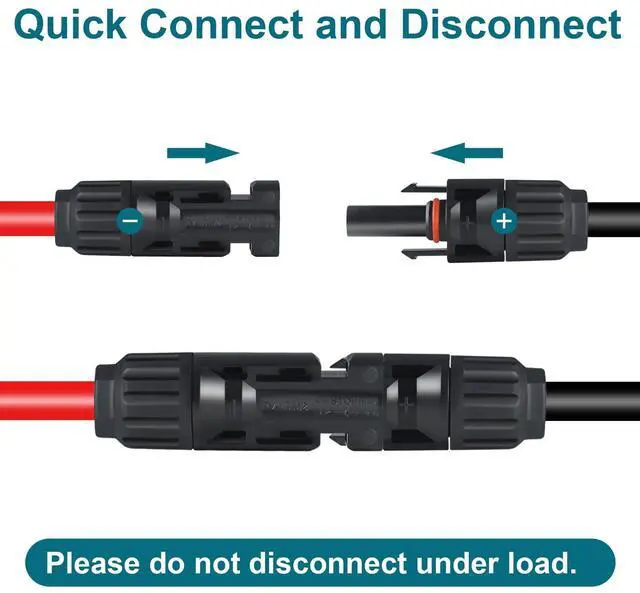 Alt view image 3 of 6 - XT60 Connector, MC4 to XT60 Extension Charging Cable 10FT, Solar to XT60 Cable 10AWG
