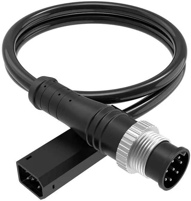 Main image of 720074-12 AS EC QDE Ethernet Adapter Cable Compatible with Humminbird Fish Finders Helix 7,8,9,10,12,15 & More | 17-Inch for Humminbird Fish Finder Cable