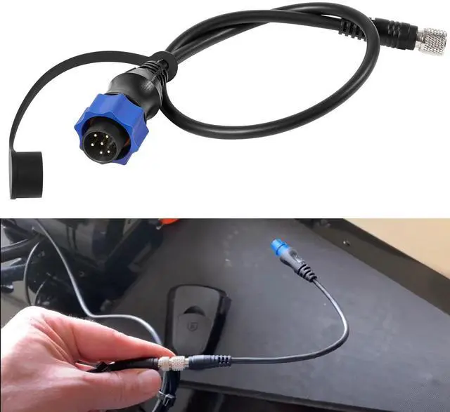 Main image of MKR-US2-10 Universal Sonar 2 Adaptor Cable Fit for Lowrance Fish Finder Works on US2 Sonar Transducer on Minn Kota Trolling Motor Replaces for 1852060, MKR-US2-10, 29594