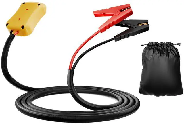 Main image of Jumper Cables With Adapter for Dewalt 20V Battery, 8AWG Portable Battery Dewalt Jumper Starter 2FT Automotive Booster Cables Power for Car Jump Starting Using Tool