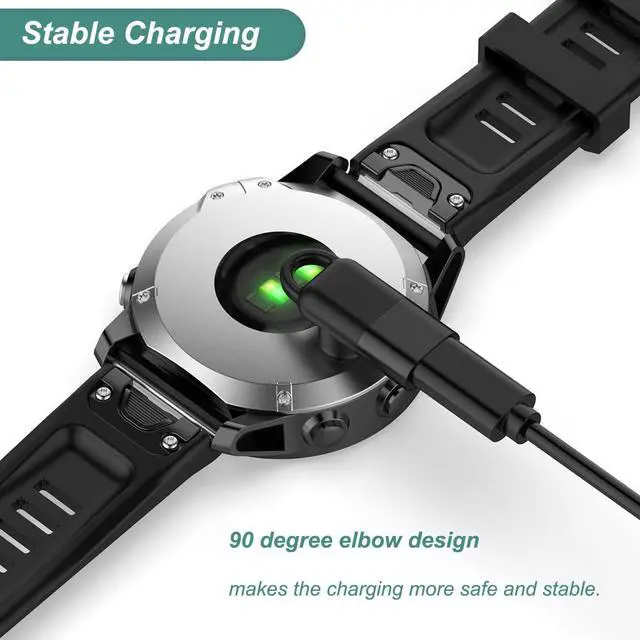 Alt view image 3 of 6 - USB C Adapter Charger for Garmin Watch - Fenix 8 7X 7S 7 Pro, Vivoacitve 6 5 4, Venu 4 3 3S 2 2S, Forerunner 970 965 265 255 165 55, Instinct 3 2X 2, Approach S10 S12 S40 S42 S60 S62 S70 (1)