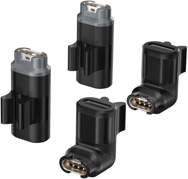 Main image of USB C to Garmin Watch Charger Adapter with Clip 4Pack,Type C Cable Charging Converter for Fenix 8 E 7 7S 7X 6 5 Pro Solar,Forerunner 70 170 570 970 955 55,Vivoactive 6,Venu 4,Tactix 8,Quatix 8