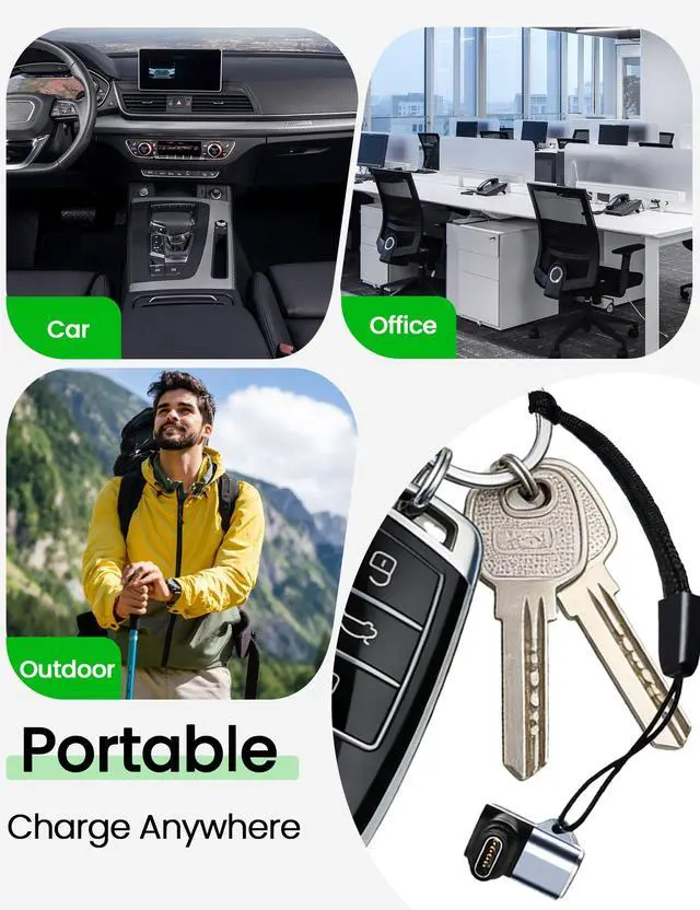 Alt view image 6 of 6 - USB C to Garmin Watch Charger Cable Adapter 4-Pack,Type-C Garmin Charging Cord Adapt for Fenix 8 7 7X 6 Pro Solar Vivoactive 6 5 4S Venu 3 3S SQ Forerunner 55 165 245 255 955 965 970 Tactix
