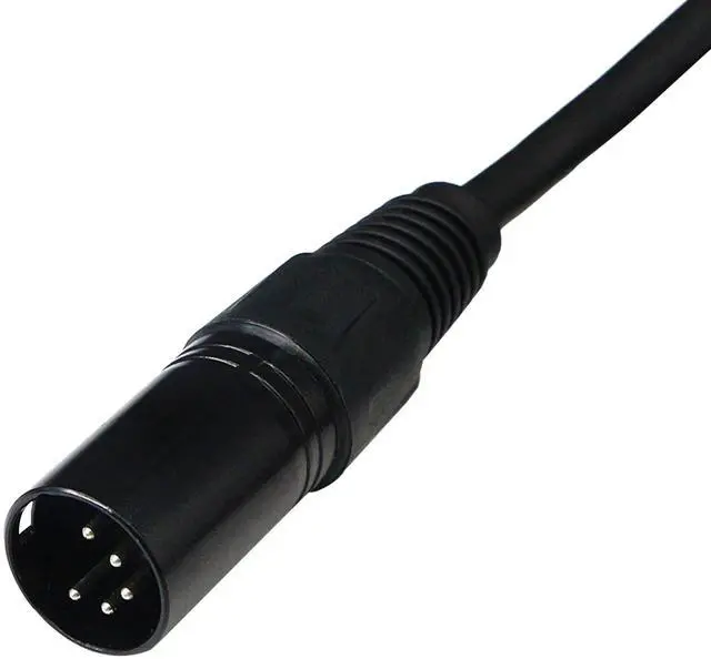Alt view image 3 of 7 - (1m) DMX Stage Light Cable,DJ XLR Cable, 3-Pin Female XLR to 5-Pin Male XLR DMX Turnaround Connection for Moving Head Light Par Light Spotlight with XLR Input & Output (5male)