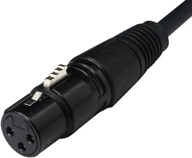 Alt view image 2 of 7 - (1m) DMX Stage Light Cable,DJ XLR Cable, 3-Pin Female XLR to 5-Pin Male XLR DMX Turnaround Connection for Moving Head Light Par Light Spotlight with XLR Input & Output (5male)