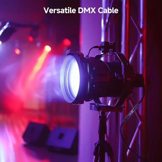 Alt view image 3 of 7 - 5 Pin DMX Cable 3 ft, 24 AWG with Braided Shielding for Lighting and Stage Equipment, 110 Nominal Impedance