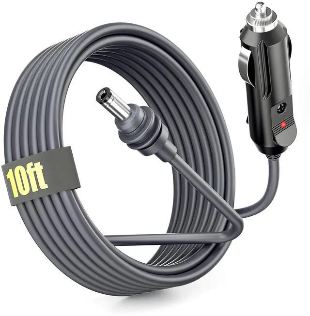 Main image of Starlink Mini Cable 12V 24V Car Adapter 10FT/3M Cigarette Lighter to DC Cord Replacement DC Power Cable 18AWG for Starlink Charging Cord Waterproof