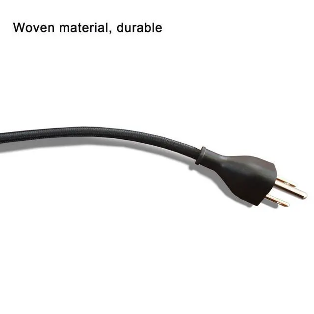 Alt view image 2 of 5 - Replacement 1.8M (5.9ft) Power Adapter Extension Cable for Mac Studio M1 & M2 & M4 - Pro Display XDR 32" 661-26399, US Plug Power Supply Cord for Apple Mac Studio, Black(Woven/Braided)