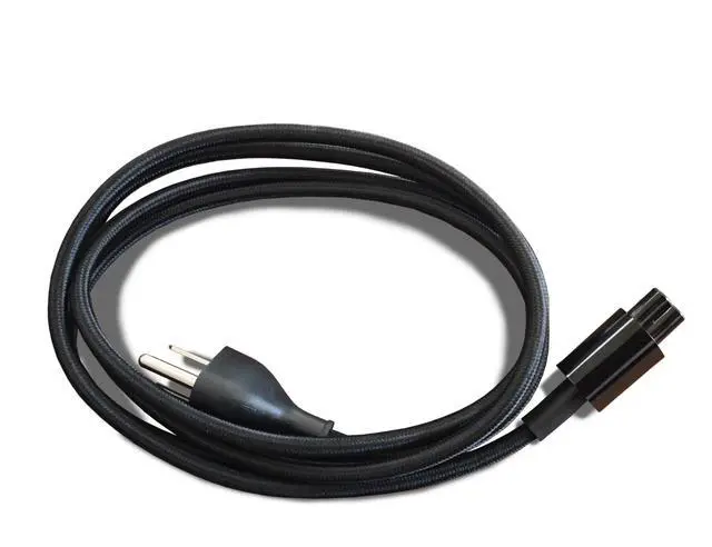 Alt view image 5 of 5 - Replacement 1.8M (5.9ft) Power Adapter Extension Cable for Mac Studio M1 & M2 & M4 - Pro Display XDR 32" 661-26399, US Plug Power Supply Cord for Apple Mac Studio, Black(Woven/Braided)
