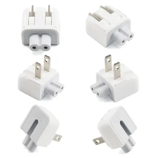 Alt view image 5 of 7 - 3-in-1 Mac AC Wall Adapter Extension Cable and Plug Duckhead US Charger Cord Standard Folding Duck Head for MacBook/Mac iBook/iPhone/iPad/iPod Power Adapter