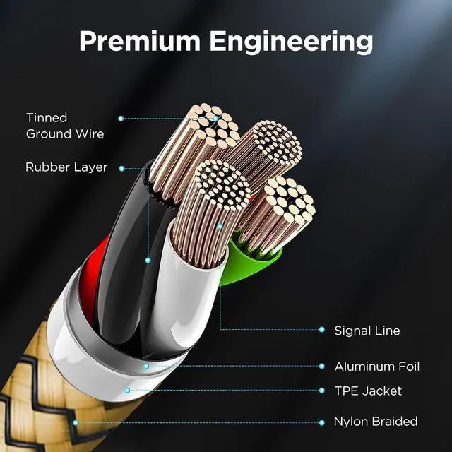 Alt view image 6 of 7 - USB to USB C Cable 1ft, 2-Pack USB A to Type C Charger Cord Fast Charging for Samsung Galaxy A17 A16 A15 A26 A36 A56, S25 S24 S23 S22 S21 S20 S10 Note 20, for iPhone 17 16 15, Moto, Gold