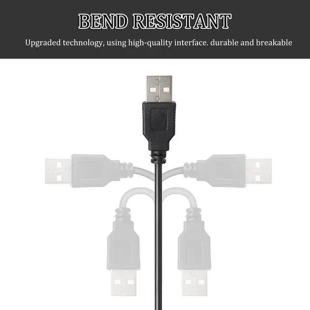 Alt view image 6 of 6 - USB to DC Power Charging Cable with 12pcs DC Barrel Jack Universal Power Adapter Tips USB 2.0 to DC 5.5x2.1mm Plug Micro USB Type-C Connector Compatible Flashlight Camera & More