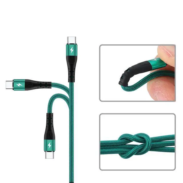 Alt view image 4 of 7 - SIQIWO Multi Charger Cable 4 in 1, 2Pack 4FT 3A Fast Charging Cords | Braided Phone Charging Cable with Dual Type C/ Micro USB Connector for iPhone Series, Samsung, Android, Pixel, Tablets, PS5