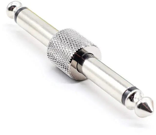 Alt view image 5 of 7 - 5-Pack 6.35mm Mono Male to Male Patch Cables - Instrument Connectors for Guitar Pedals, Mics, Audio/Video - Nickel-Plated Copper for Transparent Clean Sound