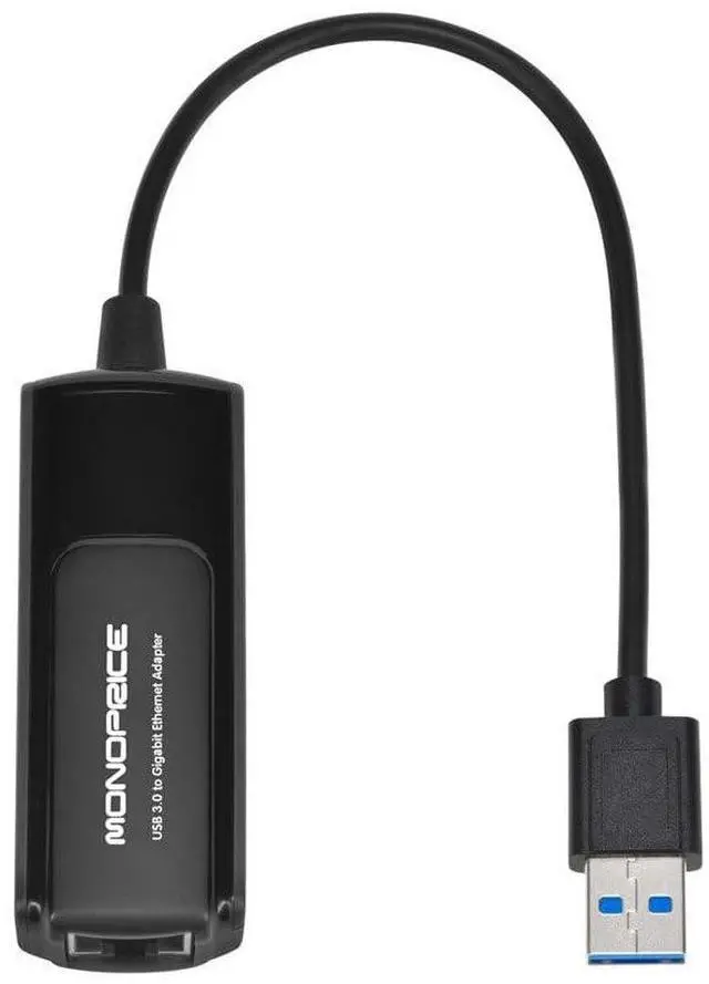 Alt view image 4 of 6 - USB 3.0 to Gigabit Ethernet Adapter, Supports 10/100/1000 Mbps Connections, Plug-N-Play, Compatible with Windows, MacOS, Linux, and Android Systems