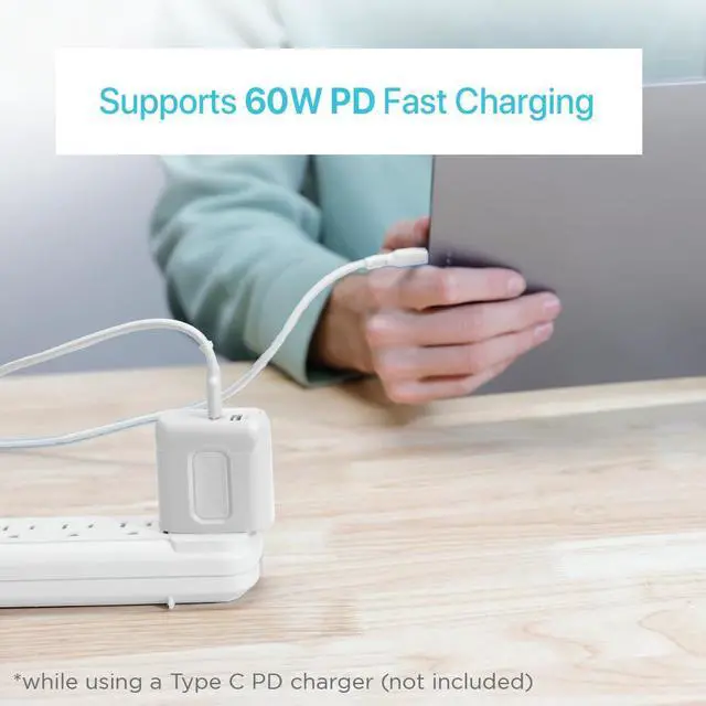 Alt view image 3 of 7 - USB C Multi Charging Cable, Fast Multi Charger Cable w/Adapter Braided 2in1 Multiple USB Cable, Universal Charging Cord w/Type C/USB Adapter for iPhone 17 16 15/Samsung/LG/Tablets/More