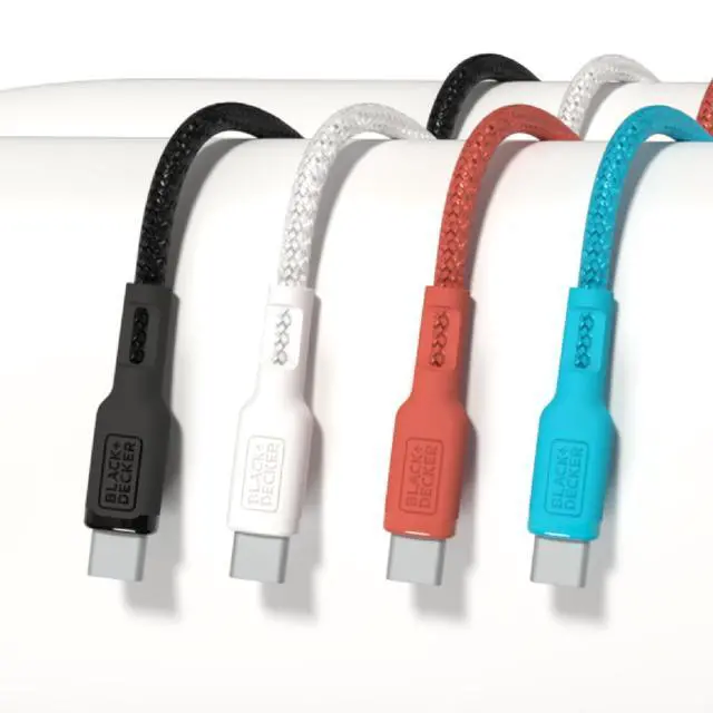 Alt view image 7 of 7 - USB C Multi Charging Cable, Fast Multi Charger Cable w/Adapter Braided 2in1 Multiple USB Cable, Universal Charging Cord w/Type C/USB Adapter for iPhone 17 16 15/Samsung/LG/Tablets/More