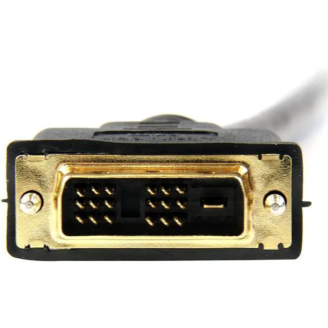 Alt view image 2 of 6 - 6ft HDMI to DVI D Adapter Cable - Bi-Directional - HDMI to DVI or DVI to HDMI Adapter for Your Computer Monitor (HDMIDVIMM6)