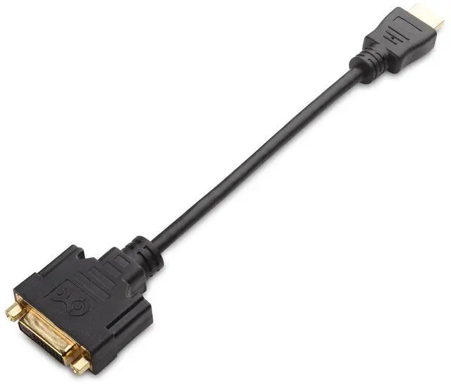 Alt view image 5 of 5 - 2-Pack Bi-Directional HDMI to DVI Male to Female, DVI to HDMI Female to Male Cable Adapter - 5 Inches