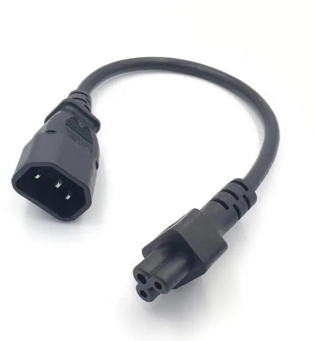 Alt view image 4 of 6 - Toptekits C14 to C5 Power Plug Cable,IEC 320 C14 Male to C5 Female Adapter Cable,Universal Power Adapter IEC 320 C14 to C5 Adapter Converter C5 to C14 AC Power Cable 3 Pin IEC320 C14 Connector (2ft)