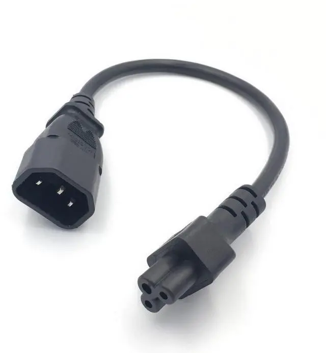 Alt view image 5 of 6 - Toptekits C14 to C5 Power Plug Cable,IEC 320 C14 Male to C5 Female Adapter Cable(1ft)