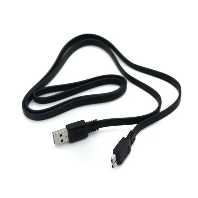 Alt view image 4 of 7 - Micro USB Cable 3ft, USB 3.0 A Male to Micro USB 3.0 Flat Cable Sync Cord, Data Wire Compatible Toshiba,Seagate,Samsung, My Passport and More External Hard Drive
