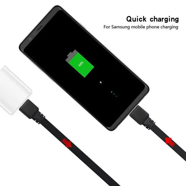Alt view image 7 of 7 - Micro USB Cable 3ft, USB 3.0 A Male to Micro USB 3.0 Flat Cable Sync Cord, Data Wire Compatible Toshiba,Seagate,Samsung, My Passport and More External Hard Drive