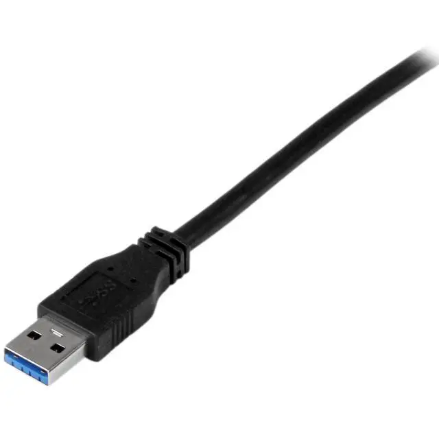 Alt view image 2 of 4 - 1m 3 ft Certified SuperSpeed USB 3.0 A to B Cable Cord - USB 3 Cable - 1x USB 3.0 A (M), 1x USB 3.0 B (M) - 1 meter, Black (USB3CAB1M)