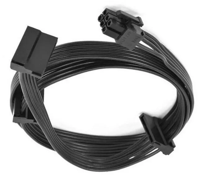 Main image of PCI-E 6 (Pin) 1 to 3 SATA 15Pin Power Supply Cable Replacement for Corsair CX850M CX750M CX600M CX650M (27.55INCH)