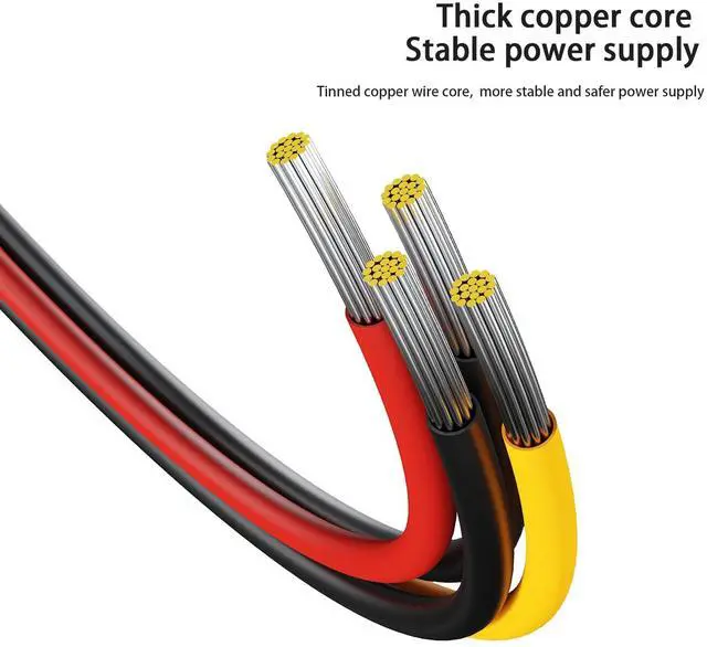 Alt view image 5 of 7 - 3 Pack 4 Pin Molex to Dual SATA Power Y-Cable Adapter, 4 Pin Male IDE Molex to 15 Pin Female Dual SATA Power Splitter Adapter, 7 Inch