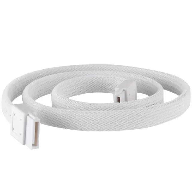 Alt view image 3 of 6 - SATA III SSD/HDD Cable with Locking Mechanism in White CP07W-USA