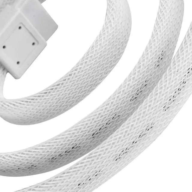 Alt view image 6 of 6 - SATA III SSD/HDD Cable with Locking Mechanism in White CP07W-USA