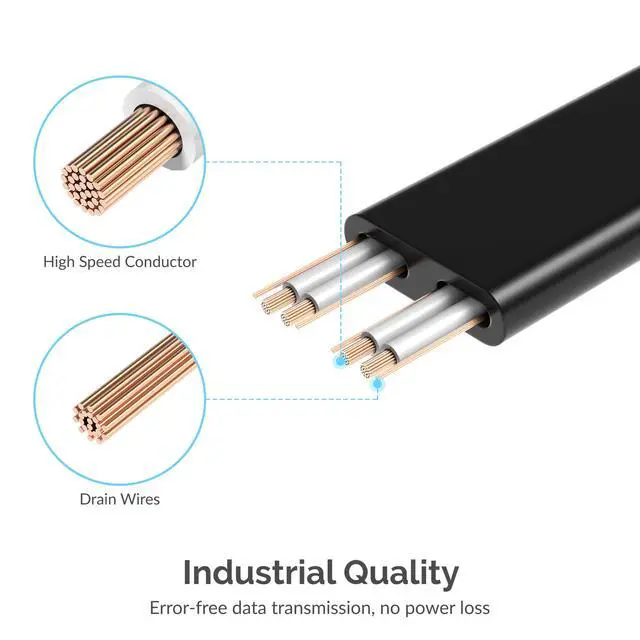 Alt view image 4 of 7 - SATA III (6 Gbit/s) Straight Data Cable with Locking Latch for HDD/SSD/CD and DVD Drives (3 Pack 20 Inch) in Black (CB-SFK3)