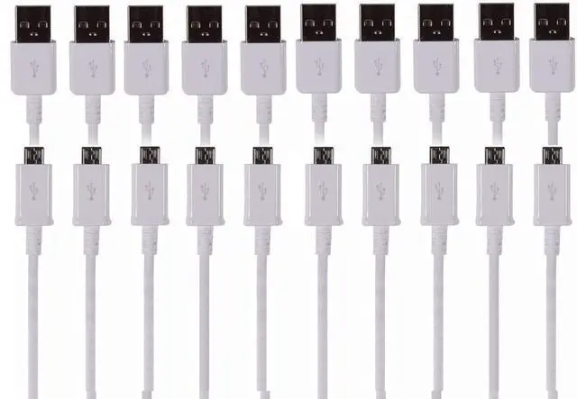 Main image of Pack of 10 Quick Charge Micro USB Cable Rapid Charging Sync Cord Fast Charger for Samsung Galaxy S7 Edge S6 S4 J8 J7 Prime Pro Note 5 4 2 LG V10 G4 G3 Stylo Stylus 2 3 Plus HTC One Bulk Wholesale 10x