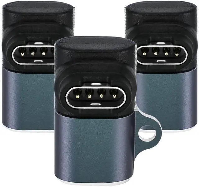 Alt view image 2 of 7 - USB-C Charger Adapter for Garmin Watch, 3 Pack Garmin Charger Cable Converter with Lanyard, 90°Right Angle Garmin Charging Cable Connector for Instinct 2 Solar Fenix 7 7S 7X 6 6S 6X 5 5S 5X
