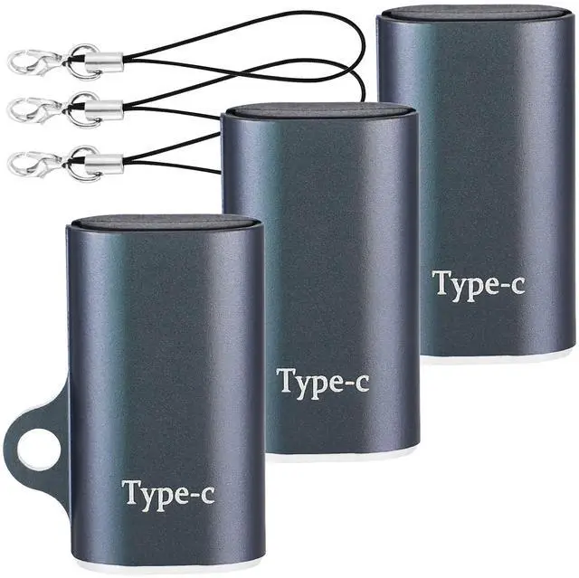 Alt view image 7 of 7 - USB-C Charger Adapter for Garmin Watch, 3 Pack Garmin Charger Cable Converter with Lanyard, 90°Right Angle Garmin Charging Cable Connector for Instinct 2 Solar Fenix 7 7S 7X 6 6S 6X 5 5S 5X