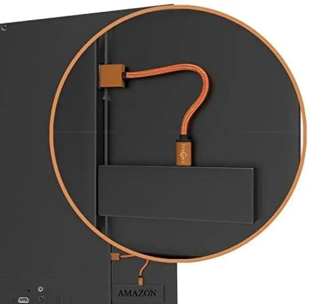 Main image of Plus Adapter for Firestick, Powers Amazon Fire TV Stick from TV USB Port, Eleminates AC Outlet Declutting Wires (See Fire Stick Comparison Chart)