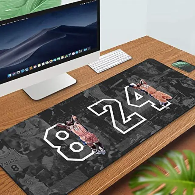 Alt view image 3 of 5 - 31.5x11.8 Inch Non-Slip Long Extended Large Gaming Mouse Pad with Stitched Edges XL Laptops Keyboard Mouse Mat(8&24)