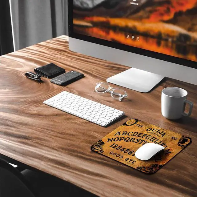 Alt view image 6 of 6 - Vintage Retro Ouija Boards Design Mouse Pad Large Gaming Mouse Pads Cute Mat