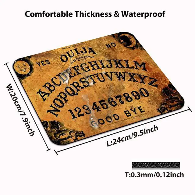 Alt view image 2 of 6 - Vintage Retro Ouija Boards Design Mouse Pad Large Gaming Mouse Pads Cute Mat