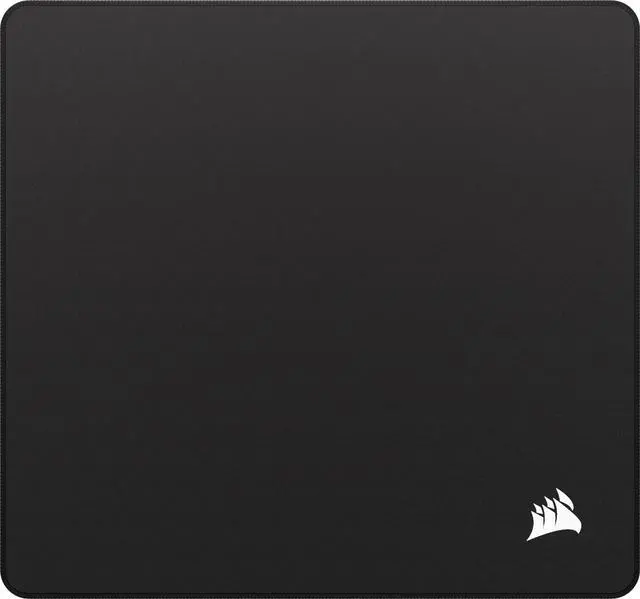Main image of MM Anti-Fray Cloth Gaming Mouse Pad Medium (320 x 300mm), Precision Micro-Woven Surface, Non-Slip Natural Rubber Base, Stitched Edges Black