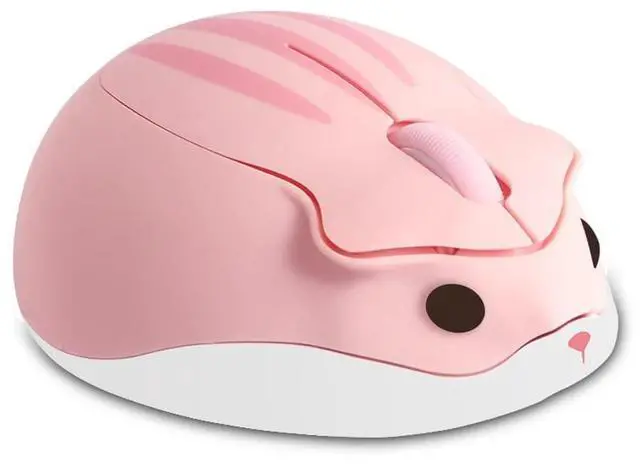 Main image of Pink Bluetooth Wireless Mouse, Cute Hamster Kawaii Silent Cordless Mouse, Portable Lightweight Quiet Gaming Mice for PC Laptop, Mac, iPad Pro, MacBook Pro/Air, Kids, Women, Girls, Office, Travel Gift