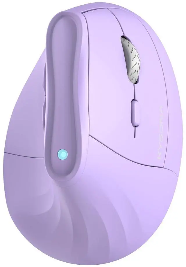 Main image of Ergonomic Mouse Wireless, Bluetooth Vertical Mouse, 5-Level Adjustable DPI, 2.4G Silent Switch Mice for Windows, MacOS, IPadOS, Laptop, PC, Purple