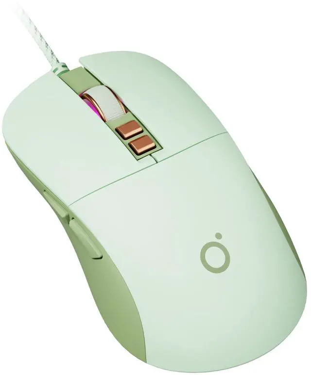 Main image of EWEADN G309 Wired Mouse, 7-Button Ergonomic Computer Corded Mouse with 2400 DPI, 4 Adjustment Levels DPI, Optical Office USB Mice with 5FT Cord for Laptop, PC, Desktop-Green