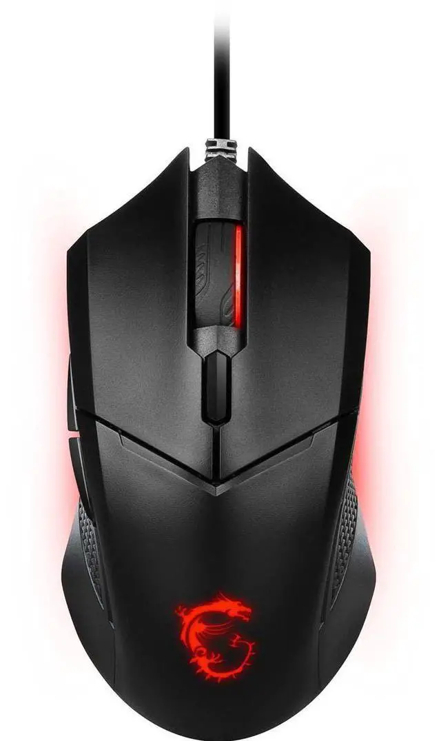Main image of Clutch GM08 Gaming Mouse, 4200 DPI, Optical Sensor, 3 Adjustable Weights, Red LED Lighting, Symmetrical Design