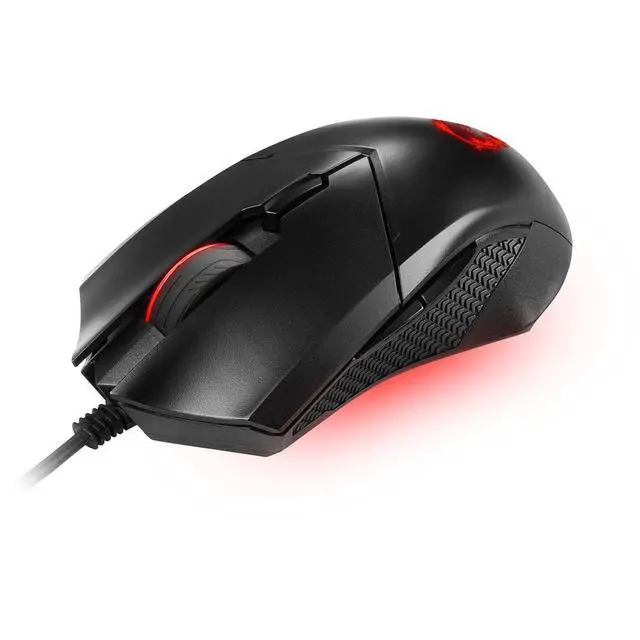 Alt view image 5 of 7 - Clutch GM08 Gaming Mouse, 4200 DPI, Optical Sensor, 3 Adjustable Weights, Red LED Lighting, Symmetrical Design