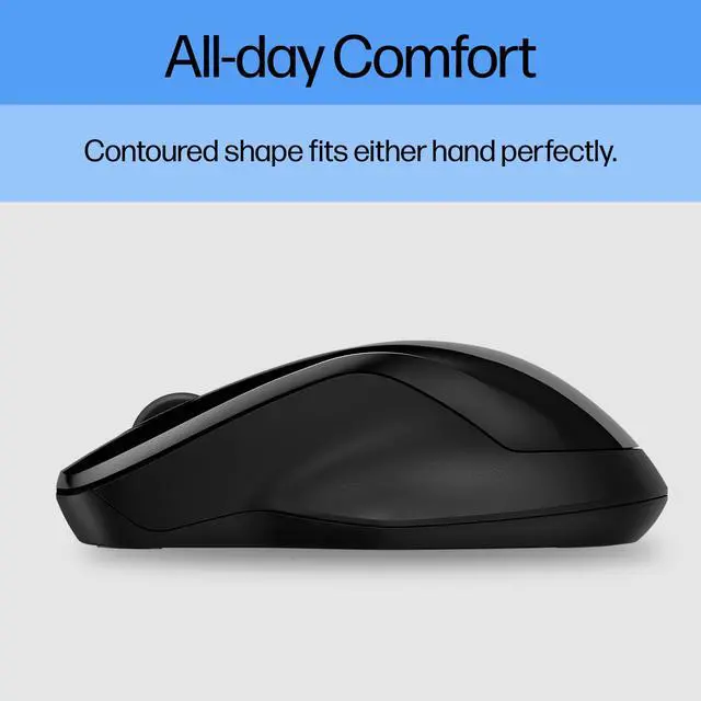 Alt view image 5 of 7 - 250 Dual Mouse - for Computer or Laptop - Multi-OS & Device Compatibility, Dual-Mode 2.4 GHZ or Bluetooth Connectivity - Multi-Surface Technology - 1-Year Battery Life - Ambidextrous