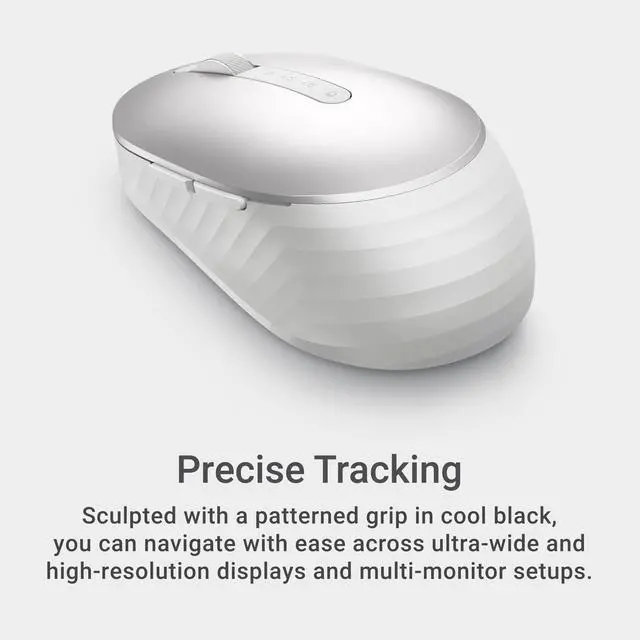 Alt view image 6 of 7 - Premier Wireless Mouse MS7421W, Rechargeable, Bluetooth