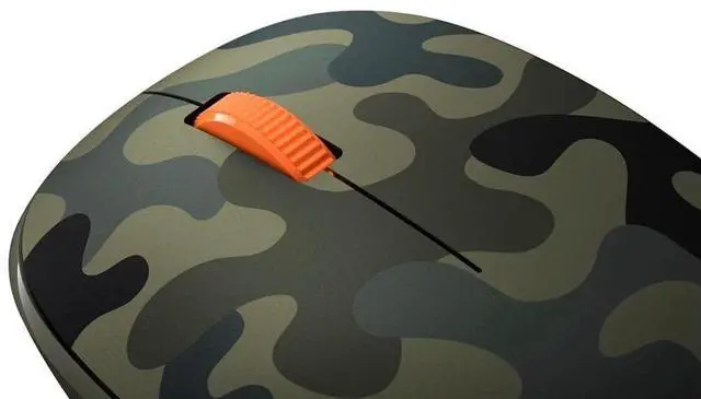 Alt view image 3 of 4 - Bluetooth Mouse - Forest Camo. Compact, Comfortable Design, Right/Left Hand Use, 3-Buttons, Wireless Bluetooth Mouse for PC/Laptop/Desktop, Works with for Mac/Windows Computers