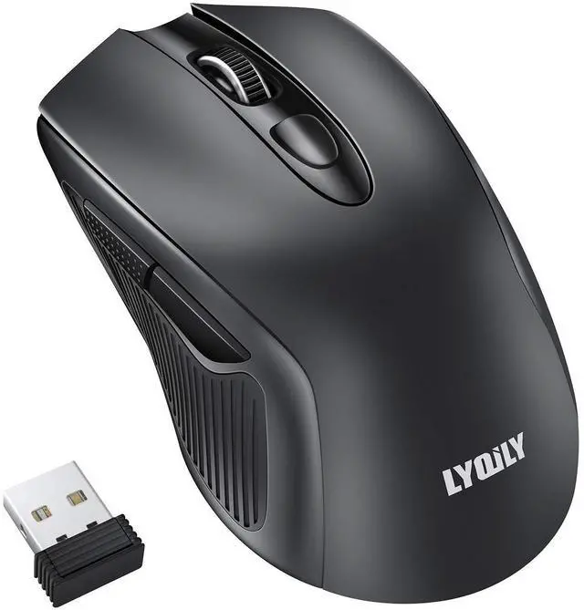 Main image of 2.4G Wireless Mice Super Energy Saving Portable Optical PC Laptop Computer Mouse, 5 Adjustable DPI Mice, 6 Buttons for Windows macOS Linux